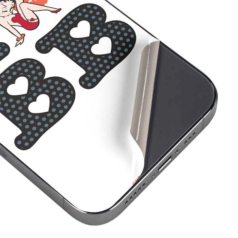 Betty Boop I Love BB iPhone 16 Pro Skin